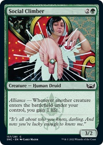 Foil social climber - climber,