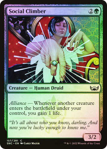 Social climber 157 foil - climber, #157